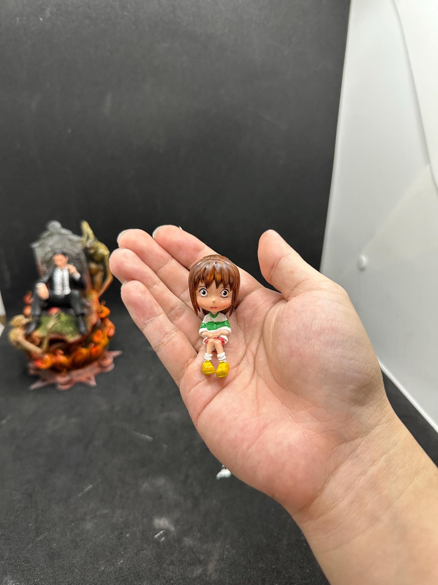 Chihiro & No-Face Train Scene - Hand-Painted 3D Resin Figure