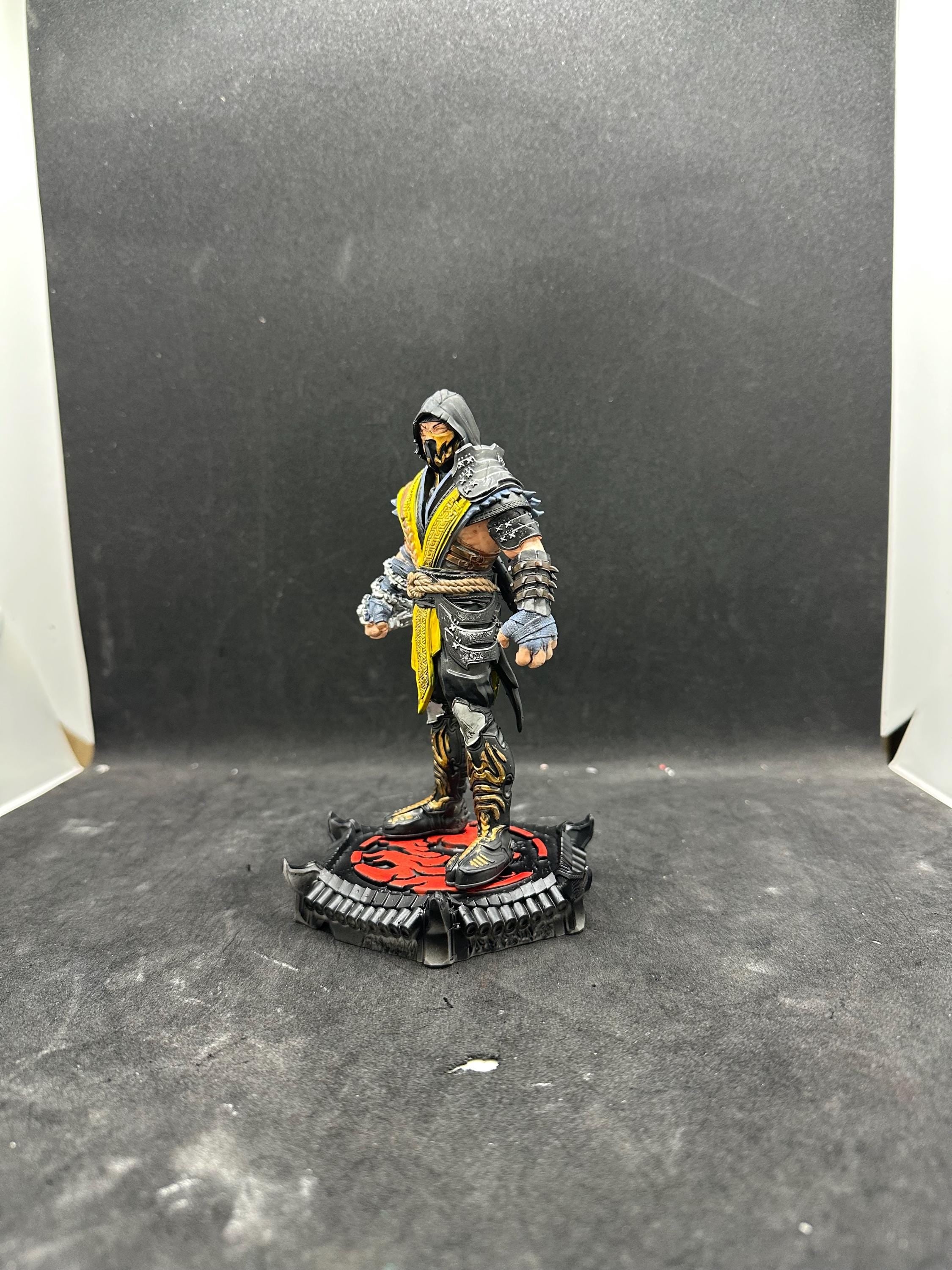 Scorpion Mortal Kombat Figure | Hand-Painted Resin Game Art Statue