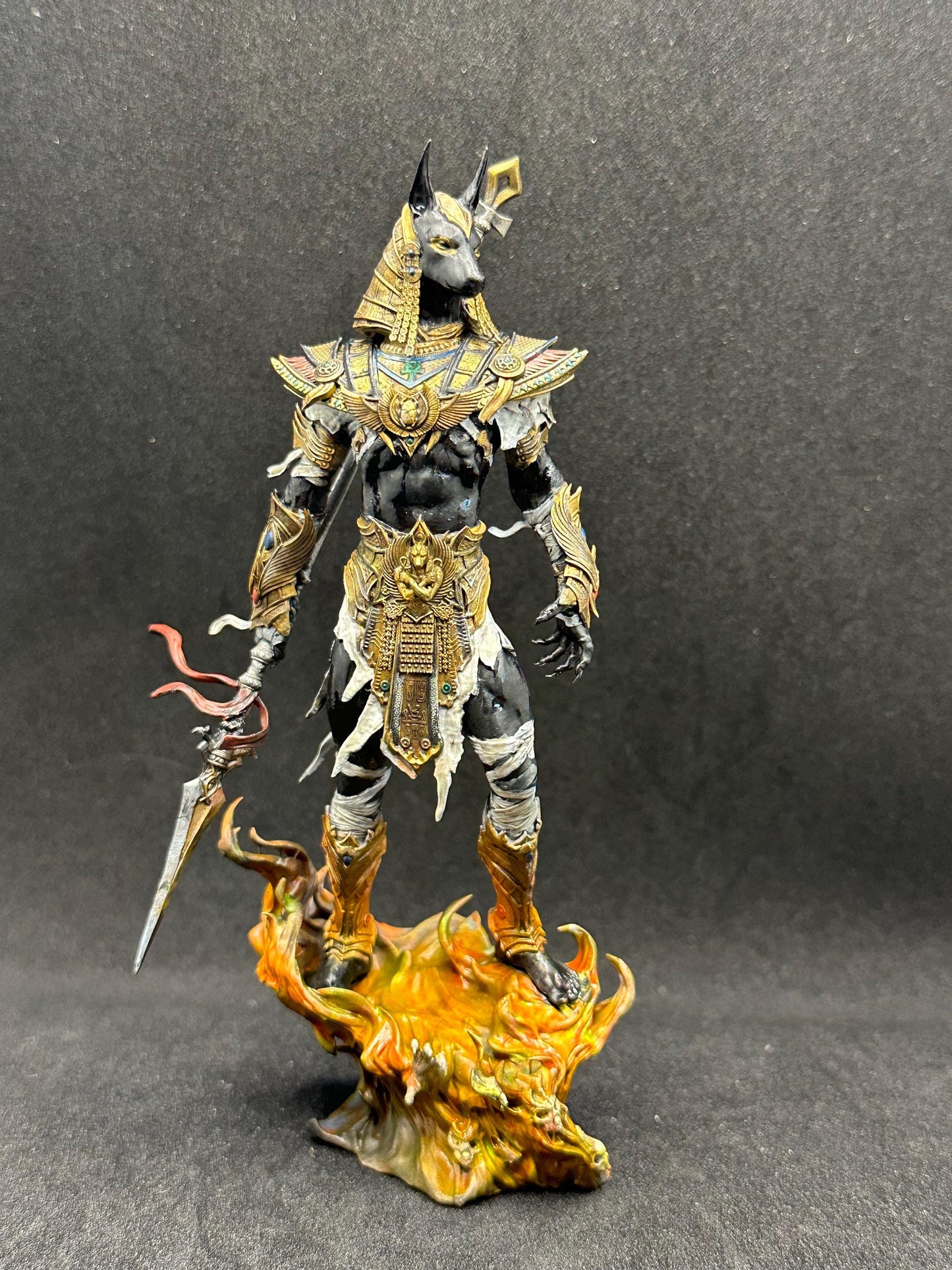 Anubis: Egyptian God of the Afterlife - 3D Resin Hand-Painted Figure