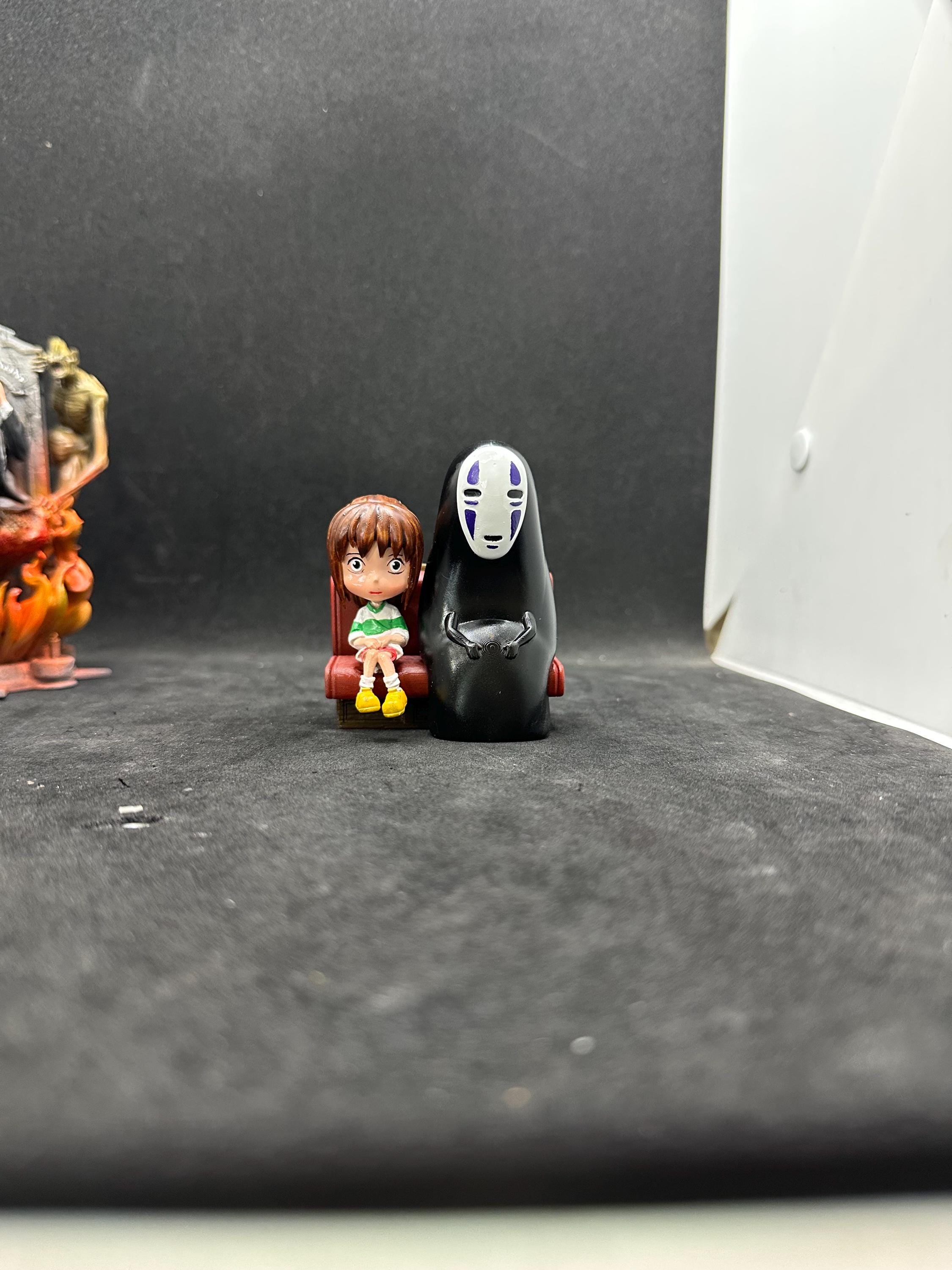 Chihiro & No-Face Train Scene - Hand-Painted 3D Resin Figure
