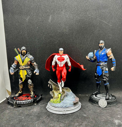 Scorpion Mortal Kombat Figure | Hand-Painted Resin Game Art Statue