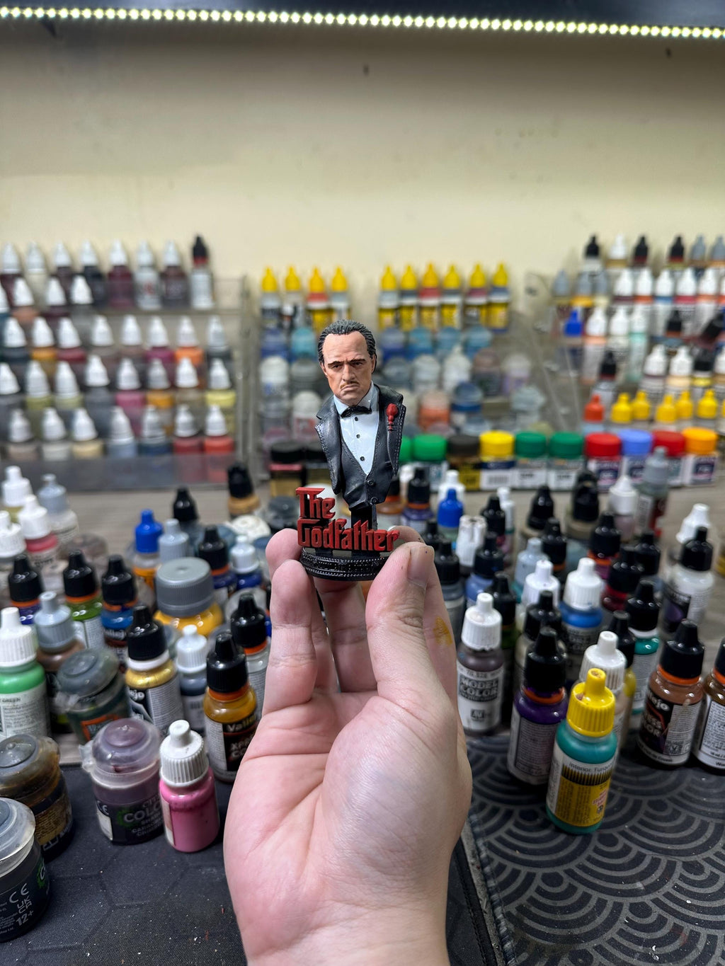 The Godfather Bust: 3D Resin Hand-Painted Figure - Carl Colnone Fan Art Sculpture
