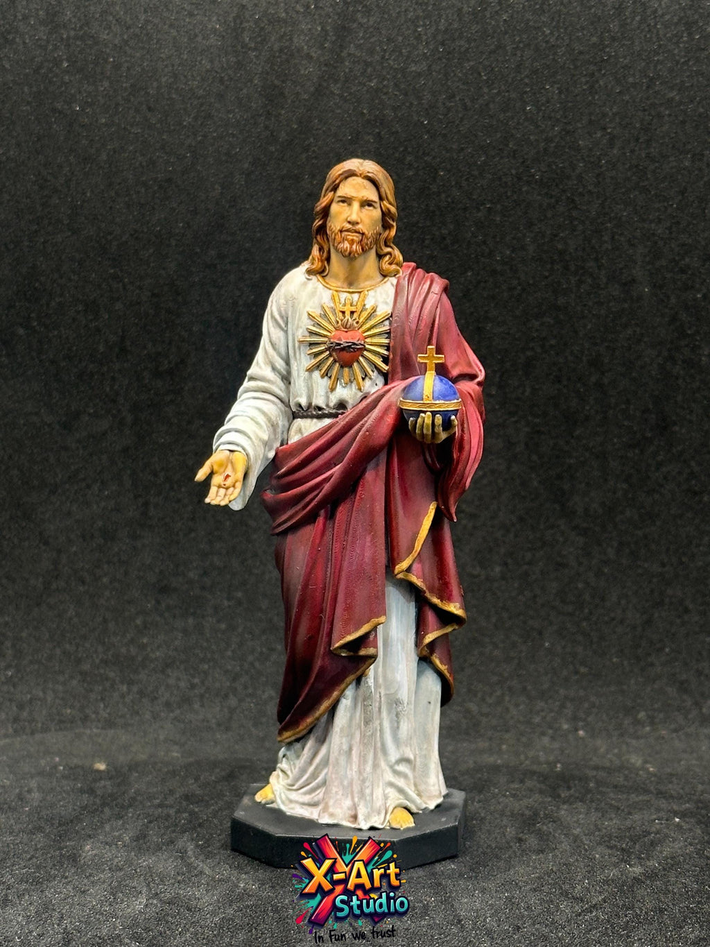Jesus Christ Statue - Highly Detailed 3D Resin Hand-Painted Figure