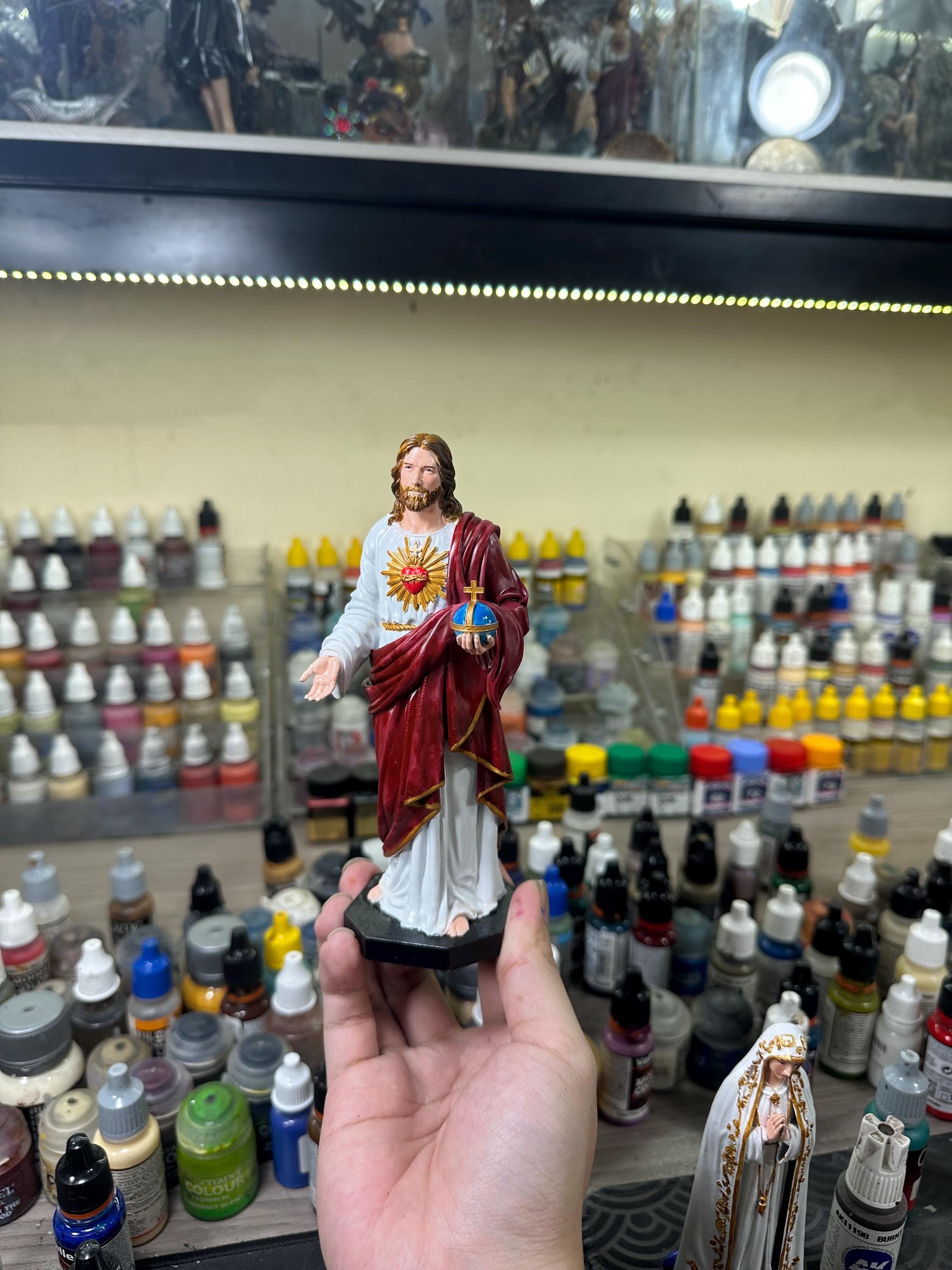 Jesus Christ Statue - Highly Detailed 3D Resin Hand-Painted Figure