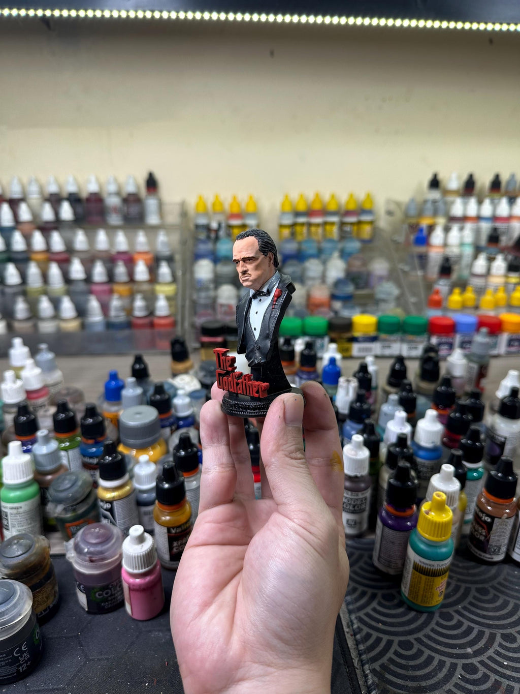 The Godfather Bust: 3D Resin Hand-Painted Figure - Carl Colnone Fan Art Sculpture