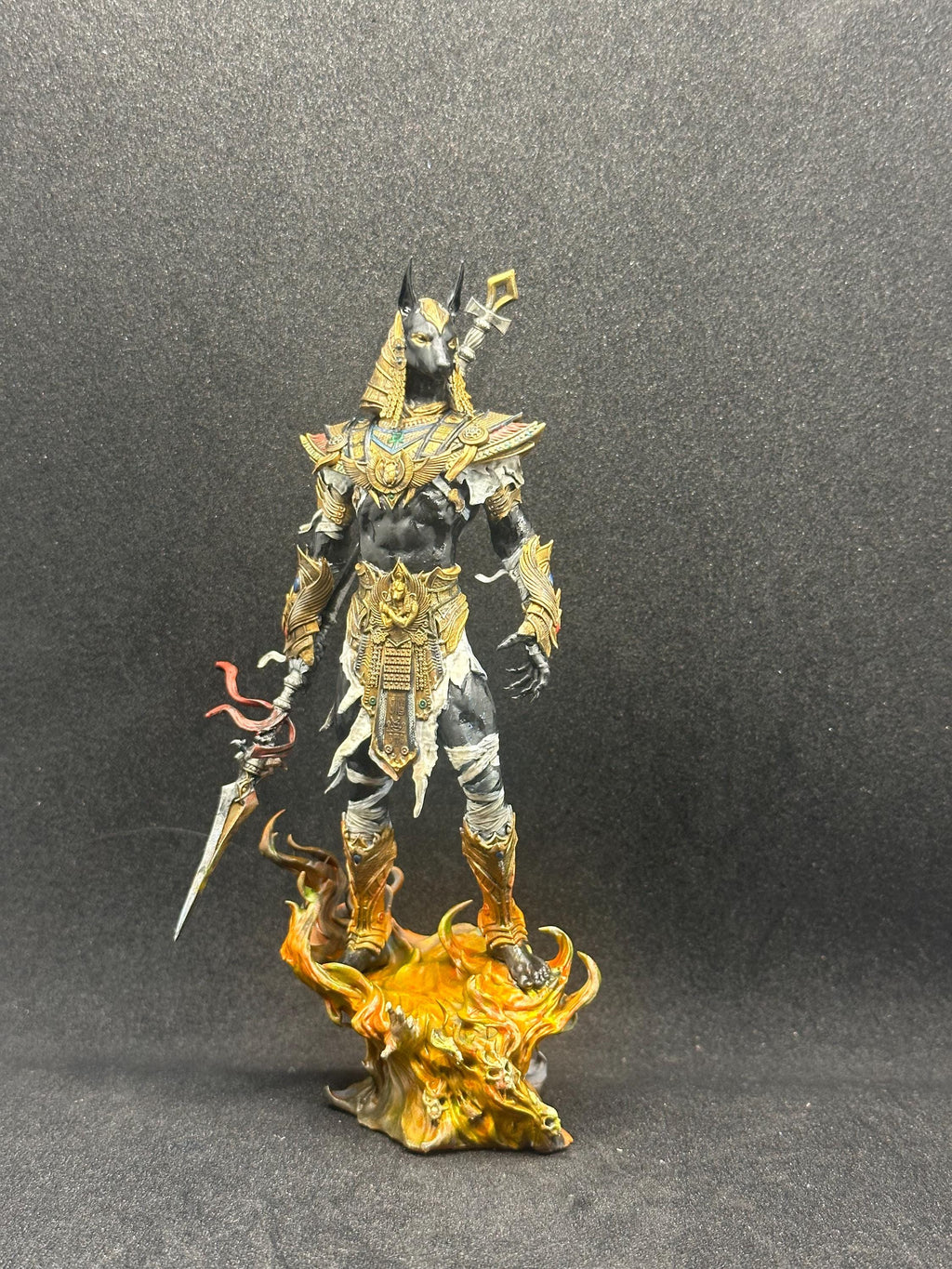 Anubis: Egyptian God of the Afterlife - 3D Resin Hand-Painted Figure