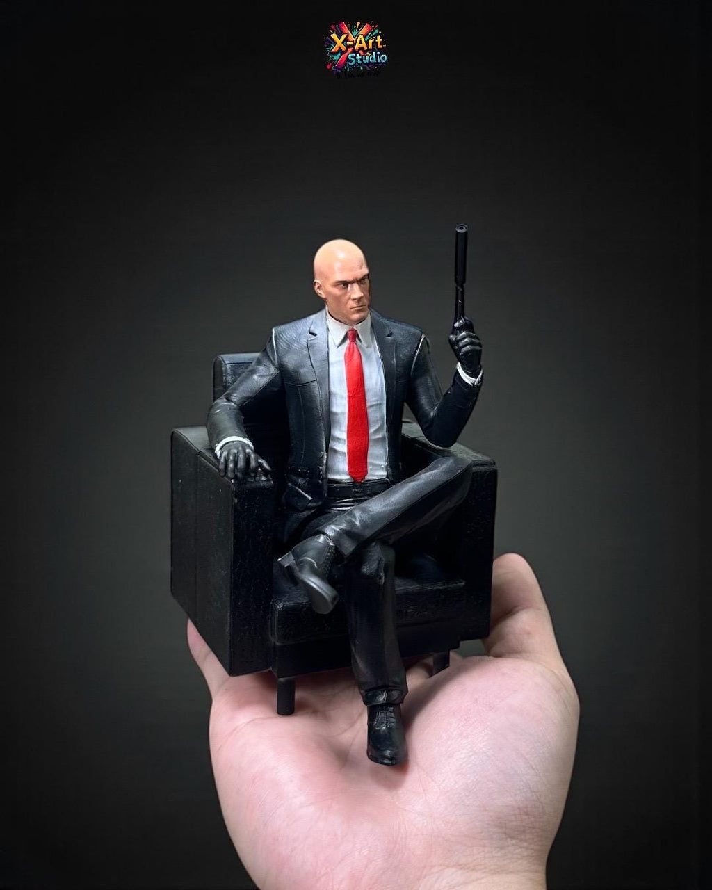 Hitman - Agent 47 is ready for the contract - Hand-Painted 3D Resin Figure