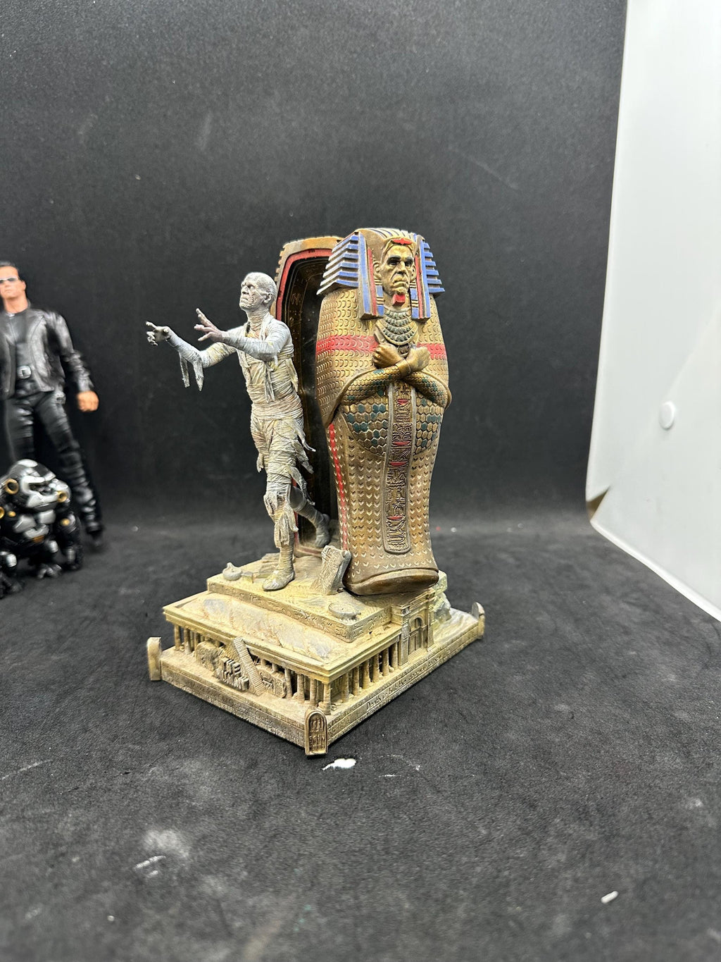 The Mummy Diorama - 3D Resin Hand-Painted Figure - Universal Monsters (1932 Film), Classic Horror Collector's Gift