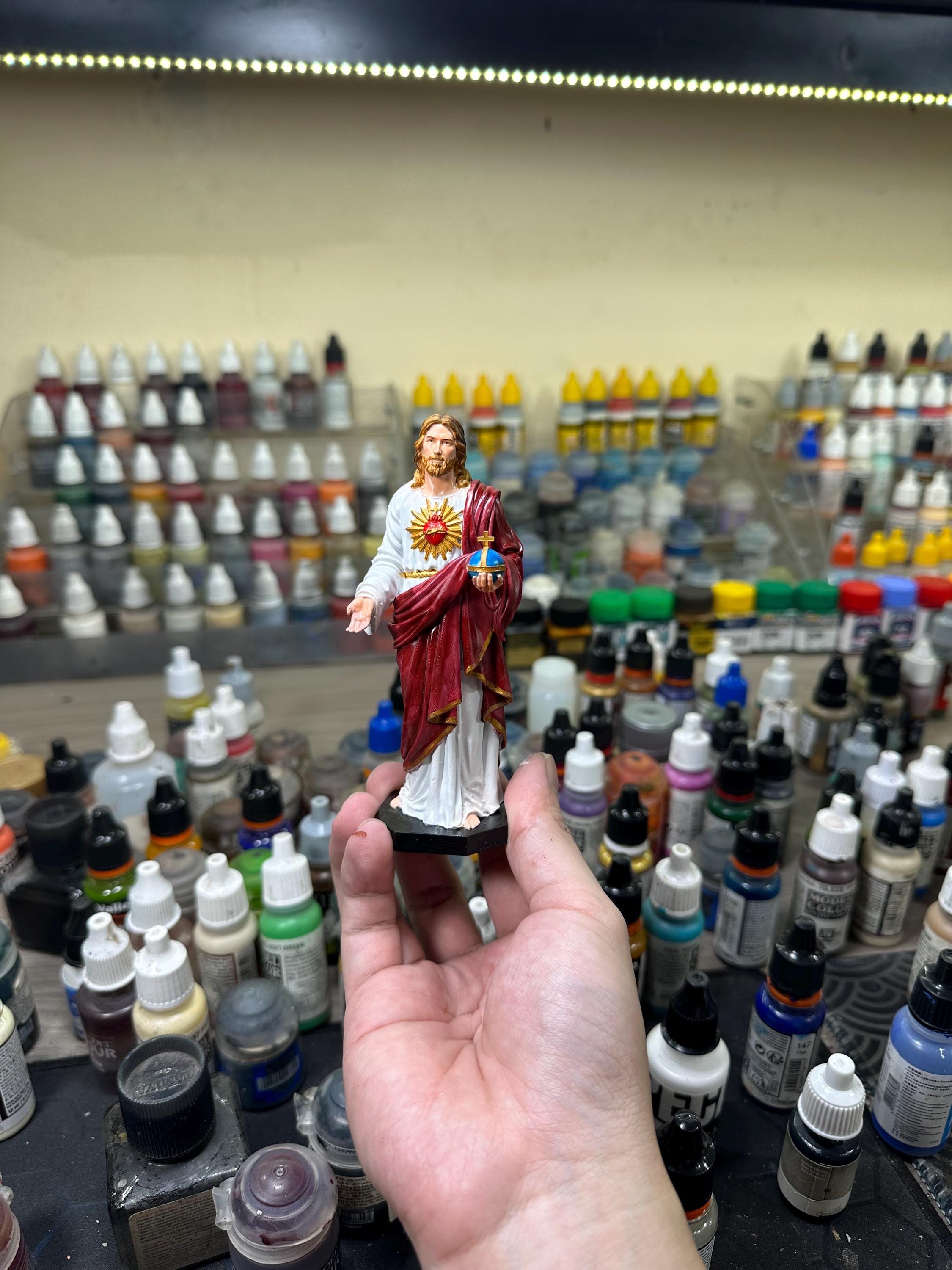 Jesus Christ Statue - Highly Detailed 3D Resin Hand-Painted Figure