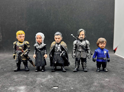 Game of Thrones Chibi Figure – Hand-Painted GoT Fan Art