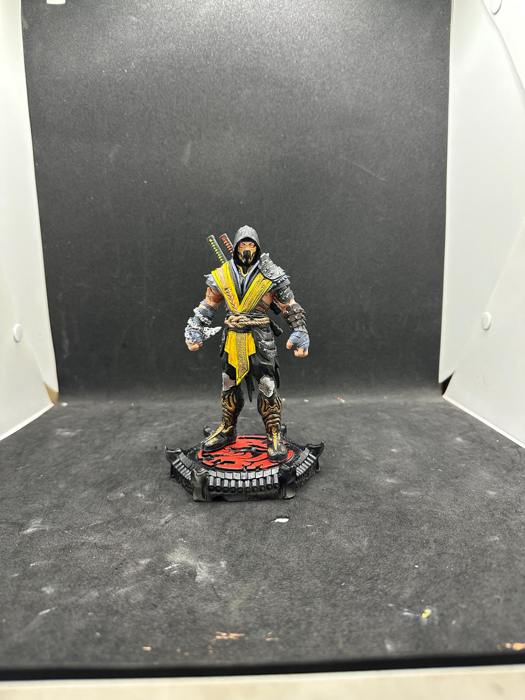 Scorpion Mortal Kombat Figure | Hand-Painted Resin Game Art Statue