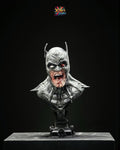 Batman Zombie Cosplay Bust - The Undead Dark Knight Hand-Painted Resin - Horror DC Collector Gift