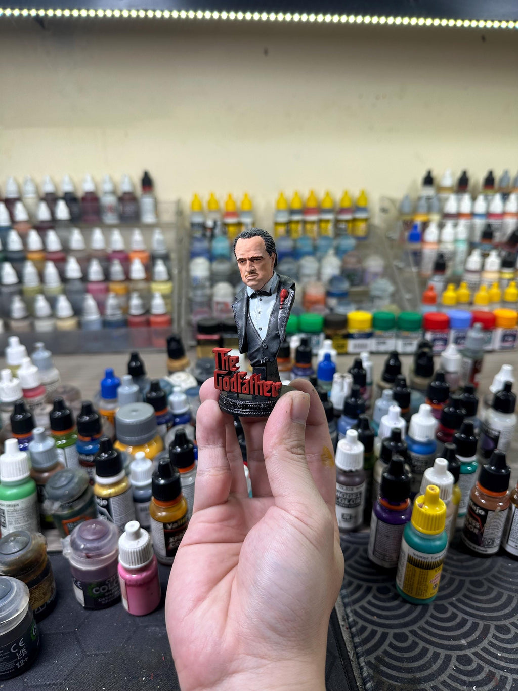 The Godfather Bust: 3D Resin Hand-Painted Figure - Carl Colnone Fan Art Sculpture