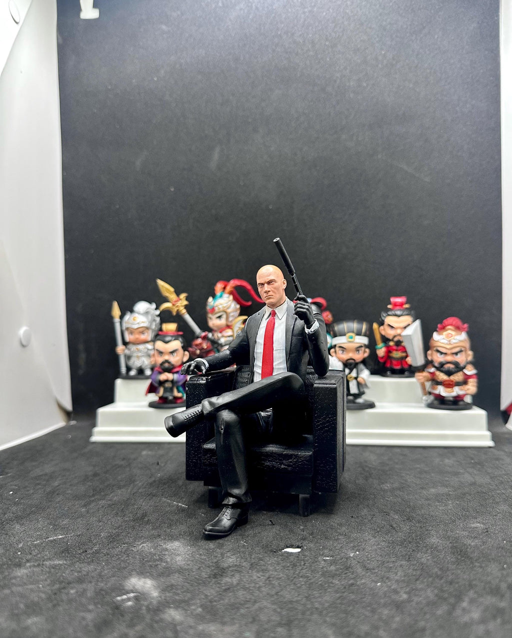 Hitman - Agent 47 is ready for the contract - Hand-Painted 3D Resin Figure