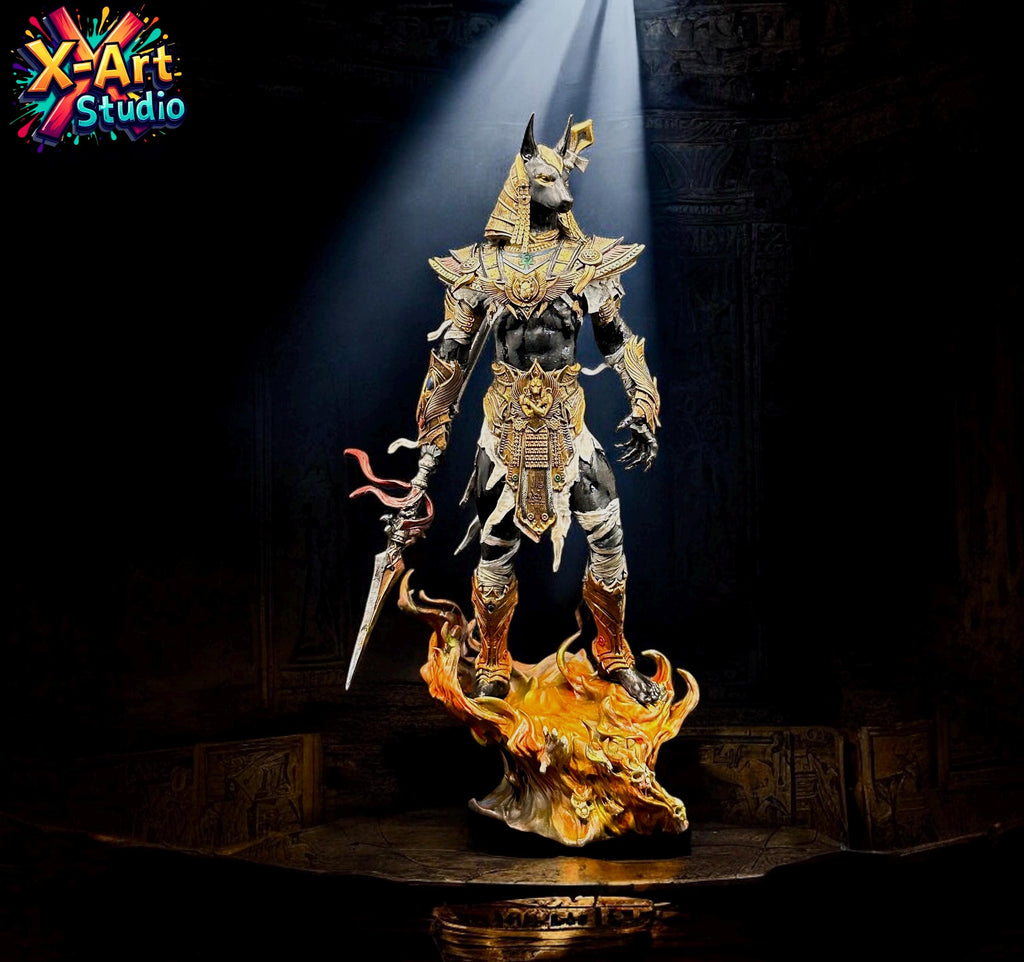 Anubis: Egyptian God of the Afterlife - 3D Resin Hand-Painted Figure