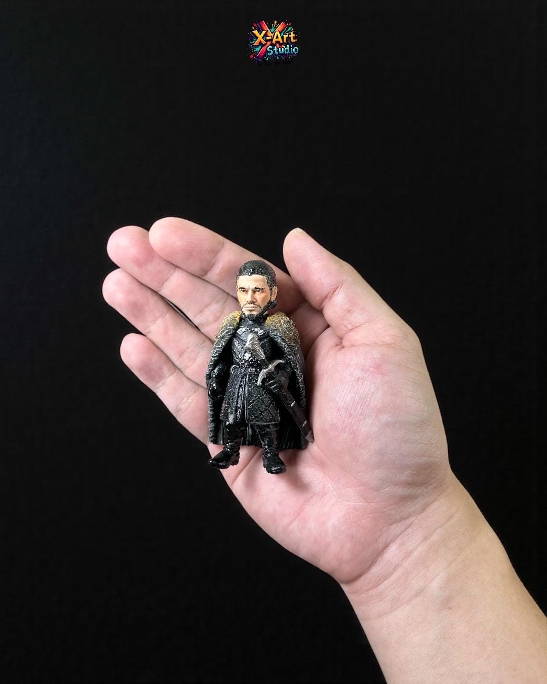 Game of Thrones Chibi Figure – Hand-Painted GoT Fan Art