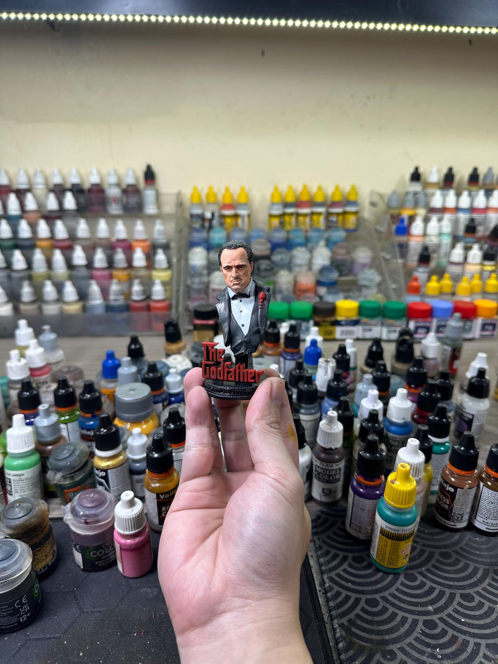The Godfather Bust: 3D Resin Hand-Painted Figure - Carl Colnone Fan Art Sculpture