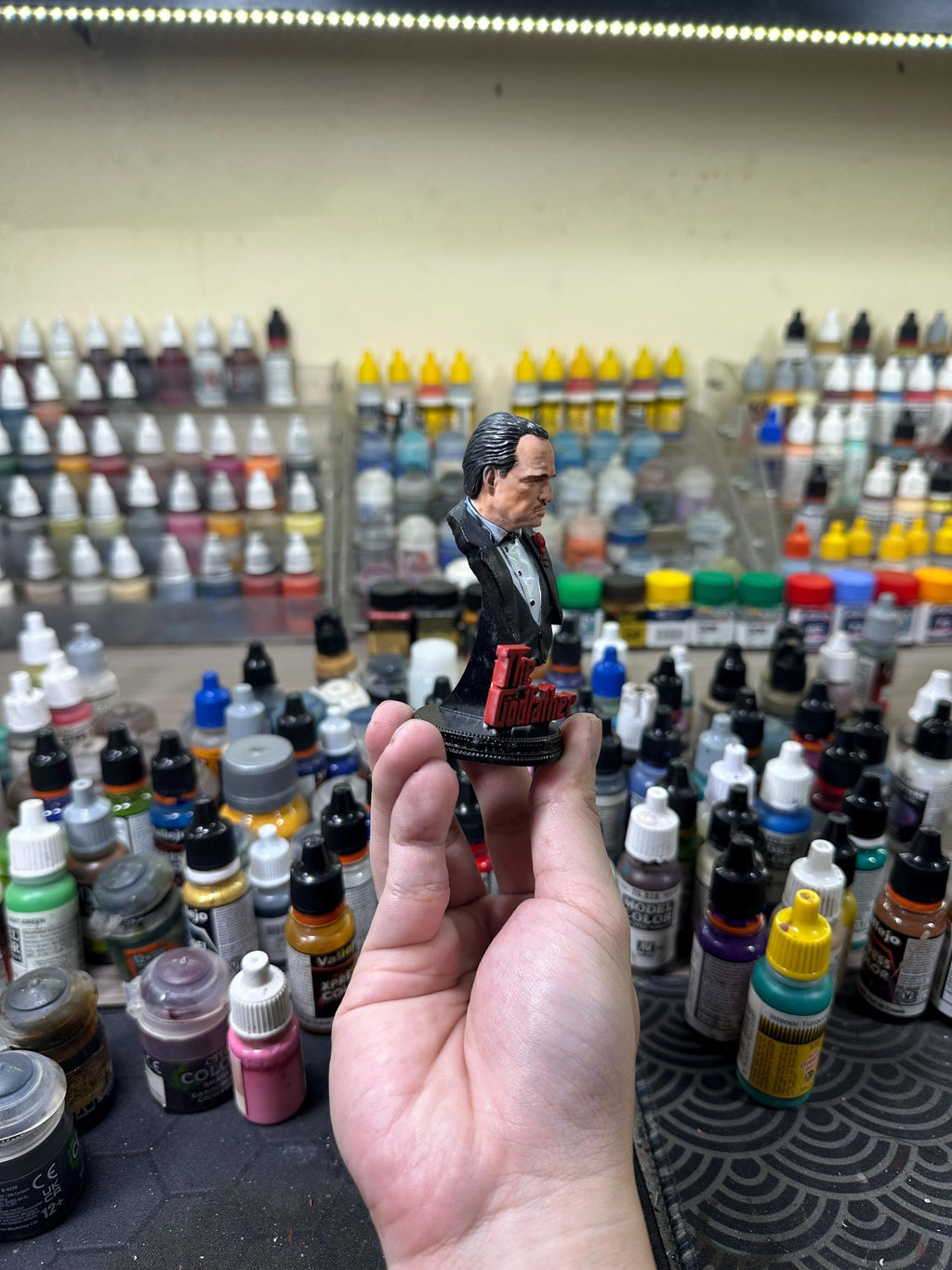 The Godfather Bust: 3D Resin Hand-Painted Figure - Carl Colnone Fan Art Sculpture