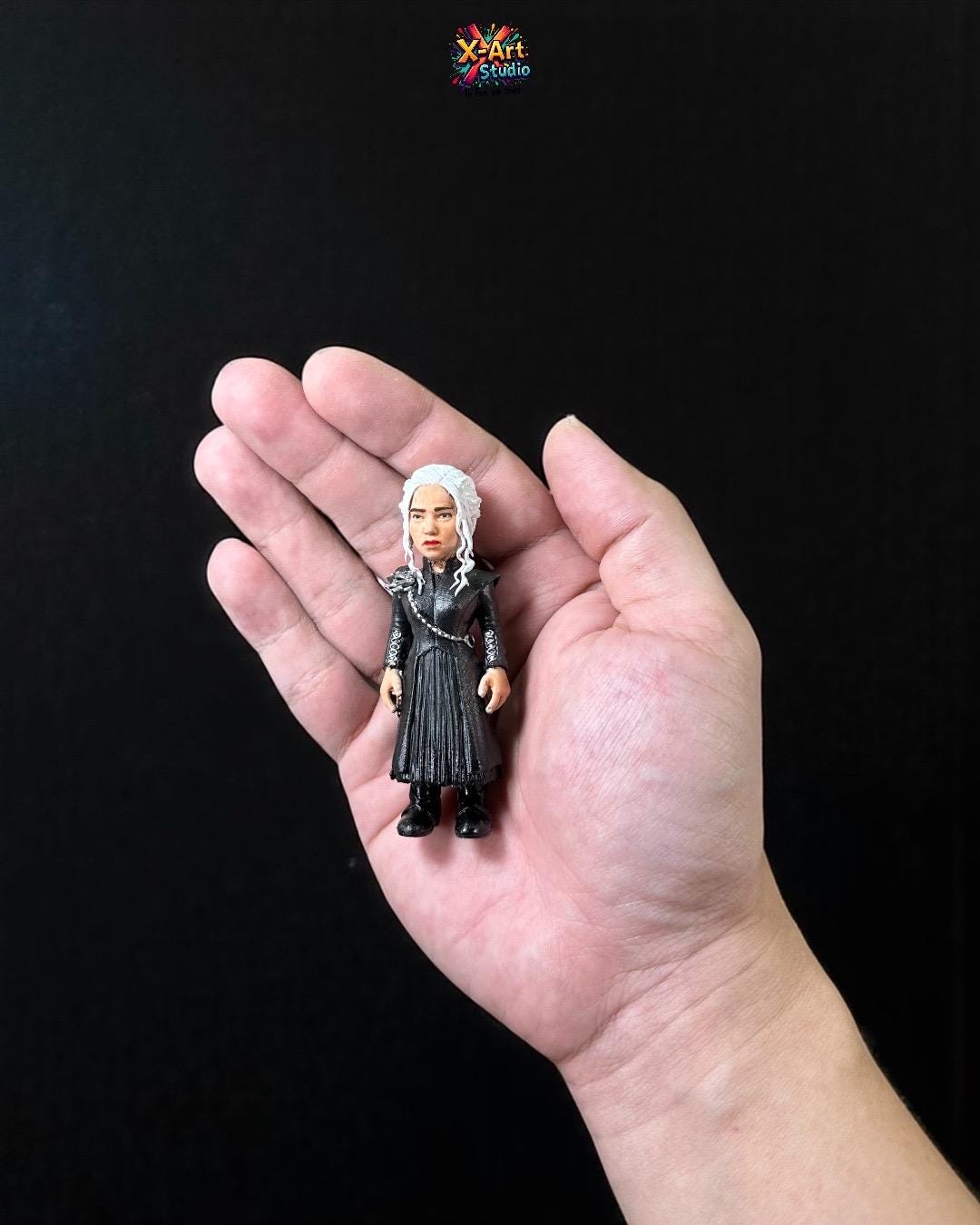 Game of Thrones Chibi Figure – Hand-Painted GoT Fan Art