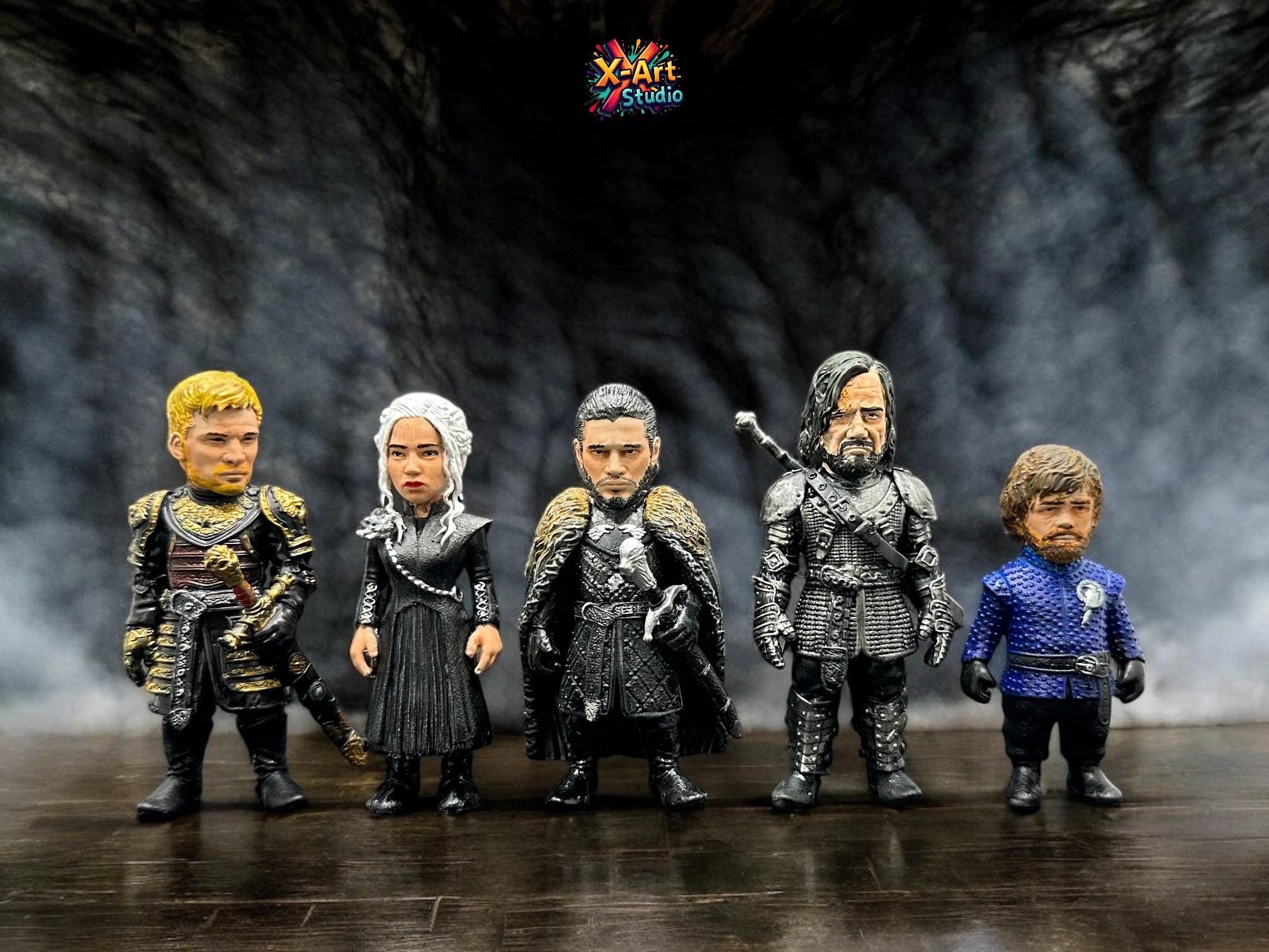 Game of Thrones Chibi Figure – Hand-Painted GoT Fan Art
