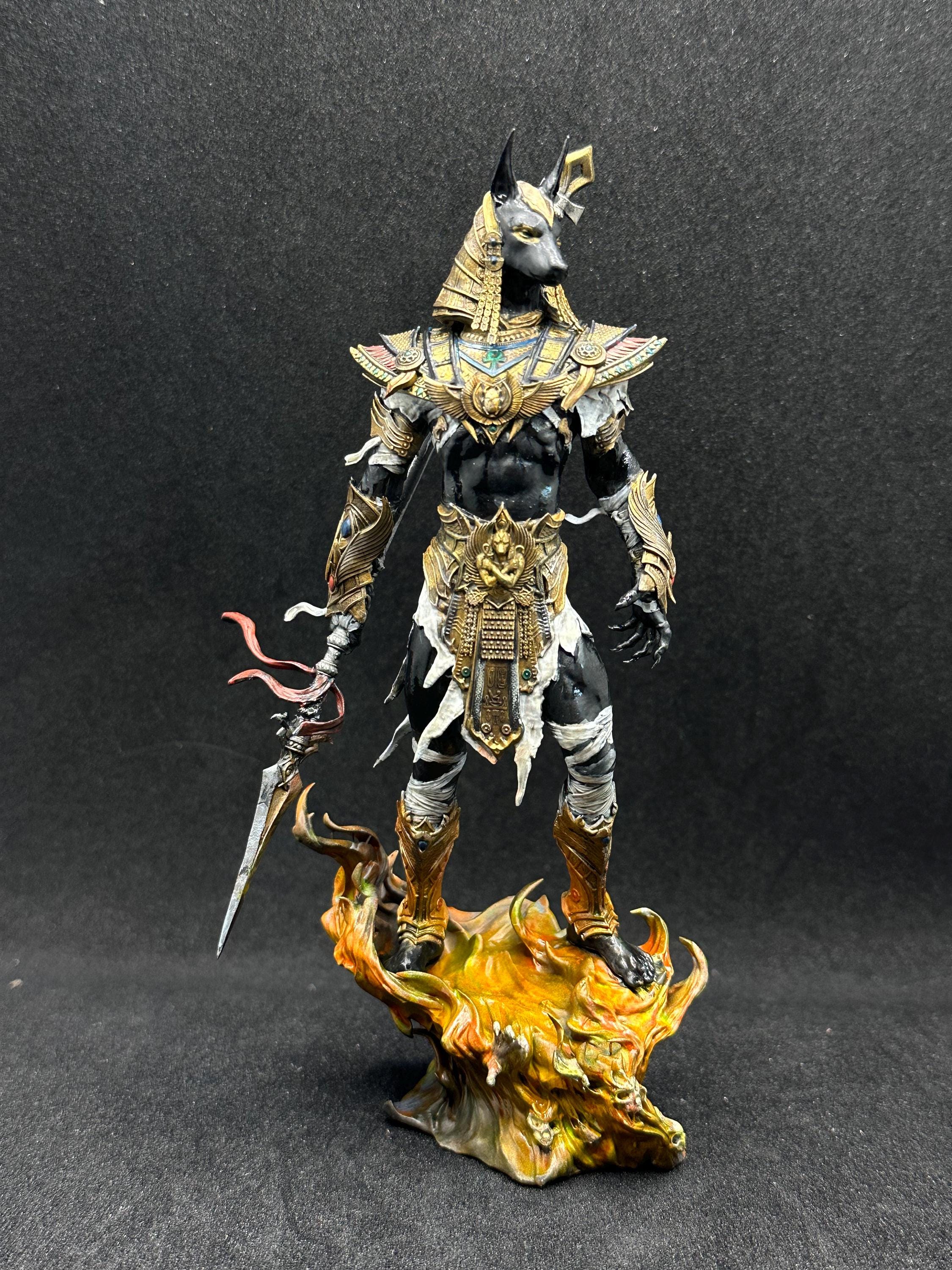 Anubis: Egyptian God of the Afterlife - 3D Resin Hand-Painted Figure