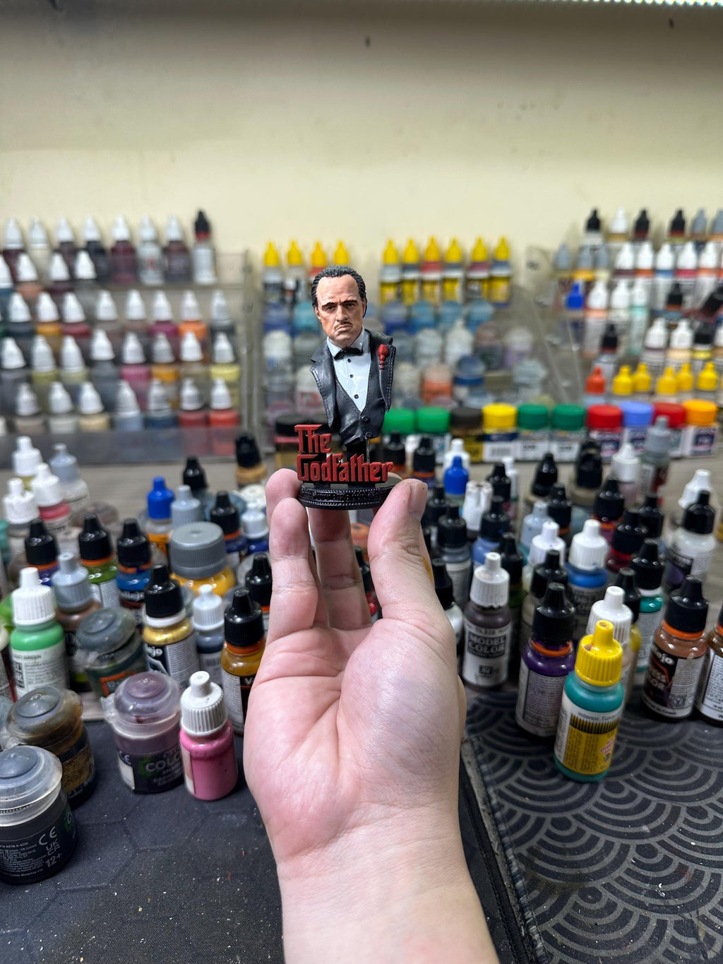 The Godfather Bust: 3D Resin Hand-Painted Figure - Carl Colnone Fan Art Sculpture