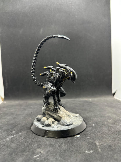 Hand-Painted Mechanical Space Monster – Sci-Fi Alien Cyborg Statue - Resin Art