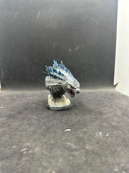Hand Painted Godzilla Bust – Nuclear Kaiju, Radioactive Creature, Fantasy “King Monster” Style Decor