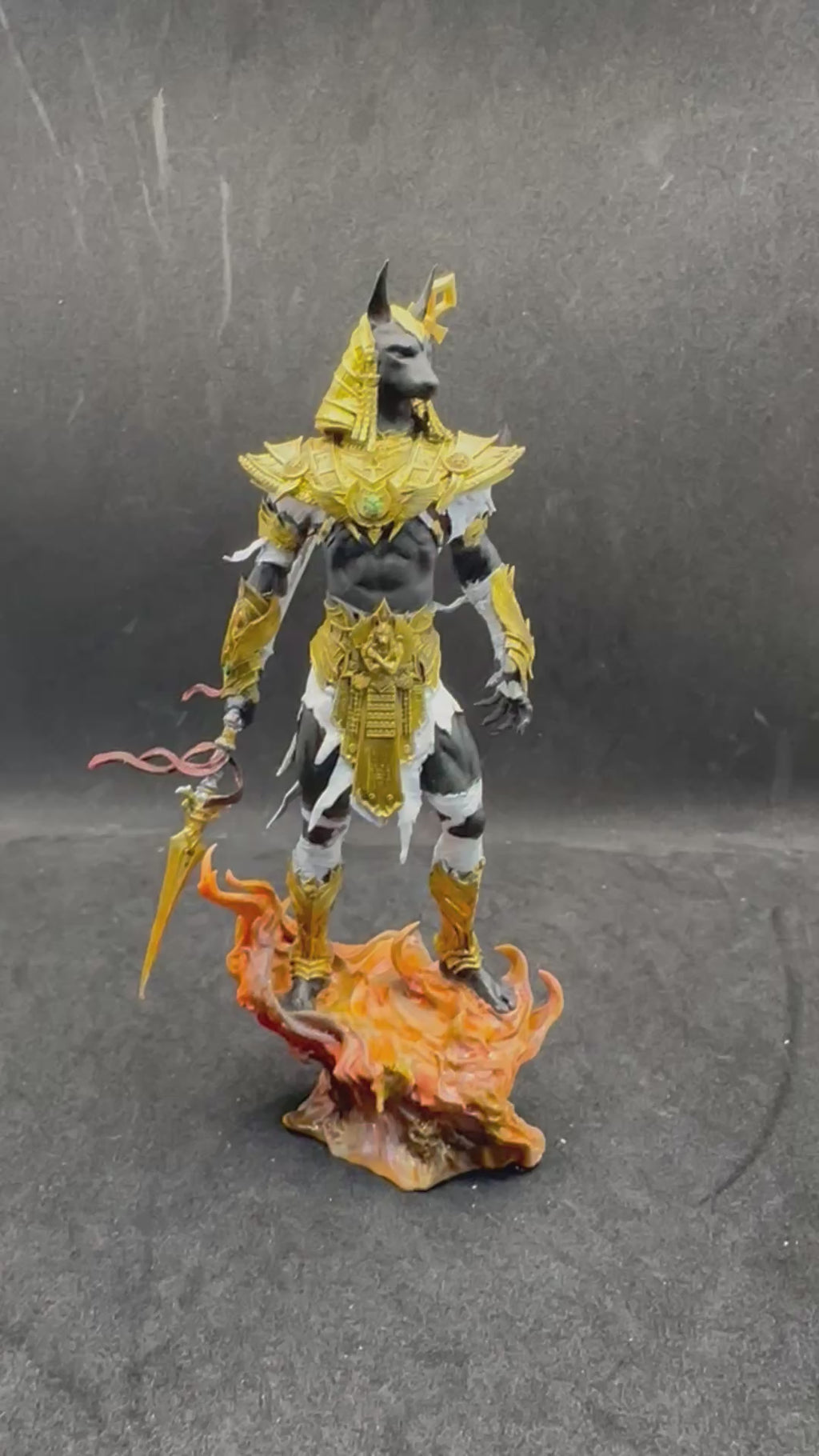 Anubis: Egyptian God of the Afterlife - 3D Resin Hand-Painted Figure